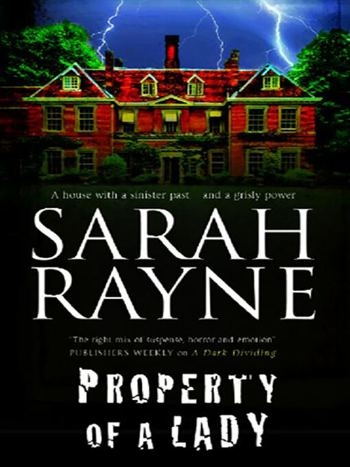 Title details for Property of a Lady by Sarah Rayne - Available